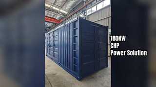 180KW প্রাকৃতিক গ্যাস CHP জেনারেটর পাওয়ার প্ল্যান্ট
