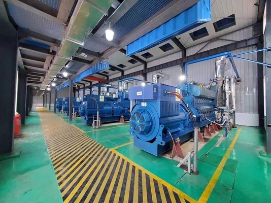 ভালো দাম 1000KW 1MW Natural Gas Biogas Generator Set Power Station Open Container অনলাইন