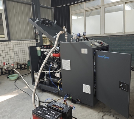 ভালো দাম 88.8% Overall Efficiency Natural Gas CHP Heat And Power Co-generation Unit 20KW 25KVA অনলাইন